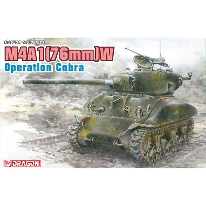 Dragon DR6083 1/35 M4A1(76)W Operation Cobra (9120460439789)