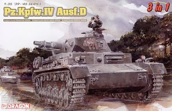 Dragon Model 6265 1/35 Pz.Kpfw.IV Ausf.D - Hobby City NZ (8964864573677)