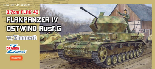 Dragon Model 6746 1/35 FlaK 43 Flakpanzer IV Ostwind w/Zimmerit (8964871389421)