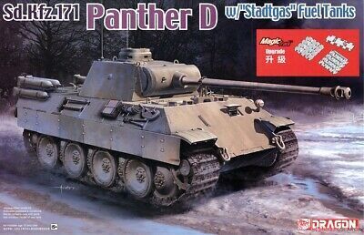 Dragon Model 6881 1/35 Panther D w/"Stadtgas" Fuel Tanks (Magic Track included) - Hobby City NZ (8964873355501)
