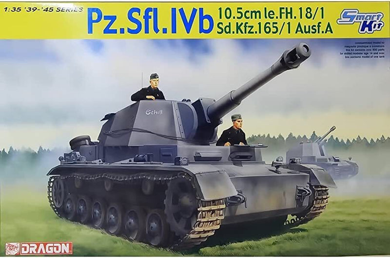 Dragon Model 6982 1/35 Pz.Sfl.IVb 10.5cm le.FH.18/1 Sd.Kfz.165/1 Ausf.A - Hobby City NZ (8964874633453)