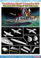 Dragon Model 1/700 U.S.S. Arizona BB-39 + IJN Type 97 Kate Carrier (2)