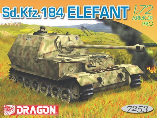 Dragon Model 7253 1/72 Sd.Kfz.184 Elefant - Hobby City NZ (8964876108013)
