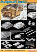 Dragon Model 7498 1/72 Pz.Kpfw.IV Ausf.J Mid Production (8964877517037)