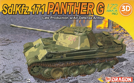 Dragon Model 7696 1/72 Panther G Late Production w/Air Defense Armor - Hobby City NZ (8964878532845)