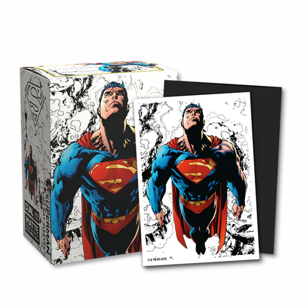 Dragon Shield Sleeves (100) Dual Art Superman Core (Full)