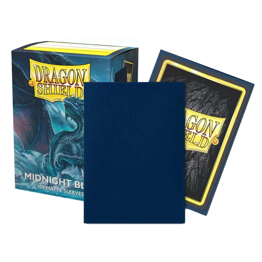 Dragon Shield Sleeves (100) Midnight Blue Matte