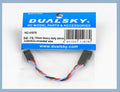 Dual Sky DSA-41076 Servo Extension Lead 75mm Heavy Duty Twisted with Safety Clip