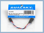 Dual Sky DSA-41076 Servo Extension Lead 75mm Heavy Duty Twisted with Safety Clip