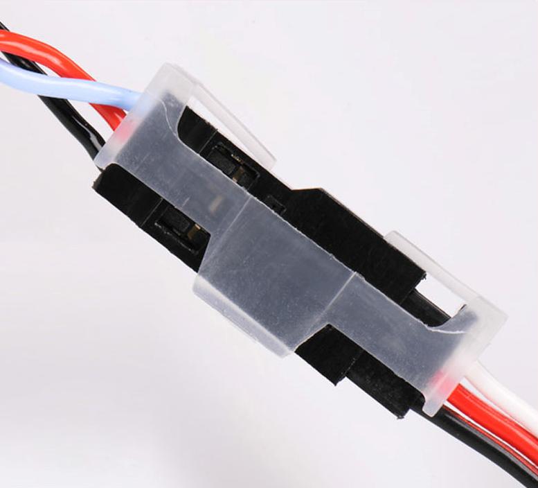 Dual Sky DSA-41077 Servo Extension Lead 150mm Heavy Duty Twisted with Safety Clip