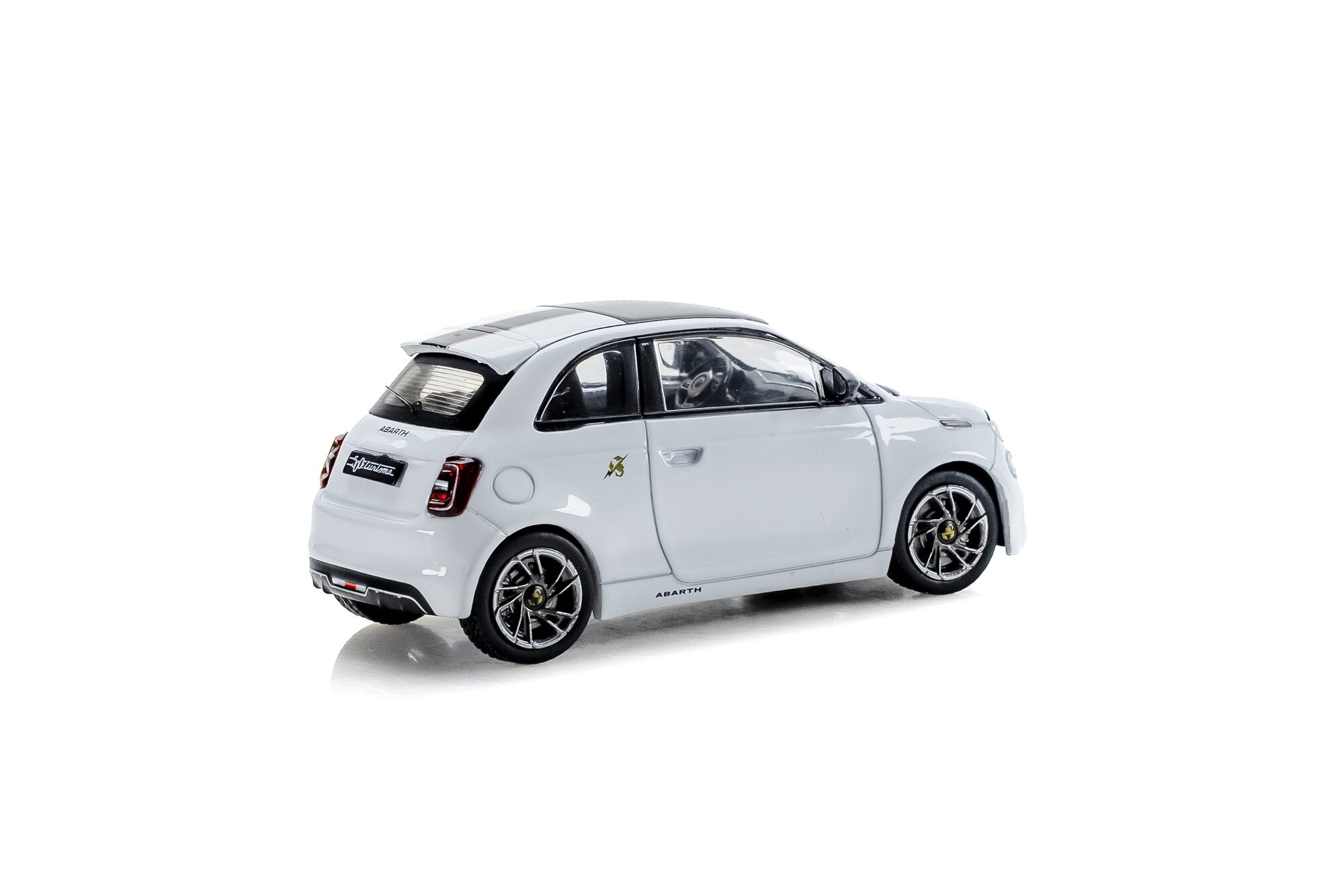IXO Models MOC345.22 1/43 FIAT ABARTH 500E 2024 - WHITE - Hobby City NZ