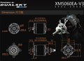 Dual Sky DSM-51867 XM5060EA-12 V3 400KV Brushless Outrunner Motor