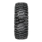 Duratrax Fossil Front/Rear 1.9in Assembled Black Kodiak RC Wheel & Tyre Set 1/10 Scale (2)