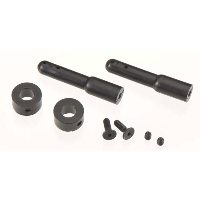 Duratrax DTXC2615 Nylon Body Post Black 1.5" (2) by Duratrax (8324331667693)