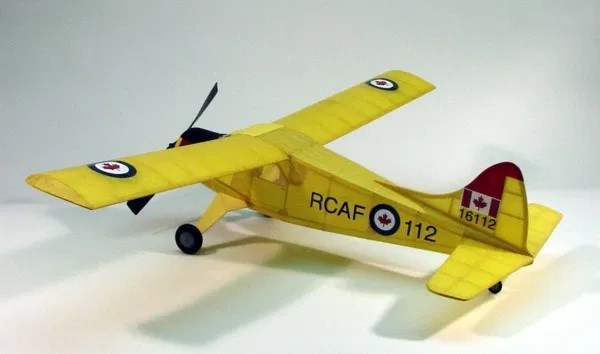 Dumas #306 Plane Kit: 30" de Havilland Canada DHC-2 Beaver - Rubber Powered Flying Model