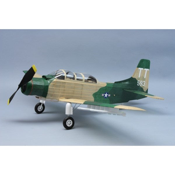xDumas #329 Plane Kit: 30" USAF A1-E Skyraider - Rubber Powered Flying Model