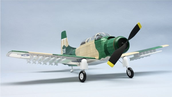 Dumas 30in USAF A1-E Skyraider Rubber Powered Aircraft Kit - DUM0329