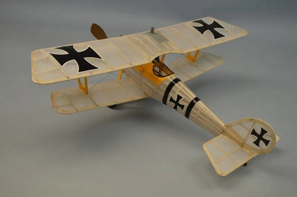 Dumas #243 Plane Kit: 18" Pfalz D.III - Rubber Powered Flying Model (7647768150253)