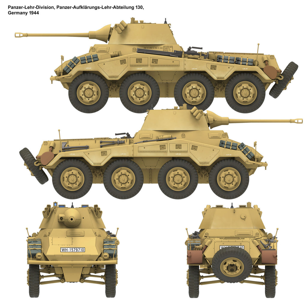 Daswerk 16006 1/16 Sd.Kfz. 234/2 Puma (9120460505325)