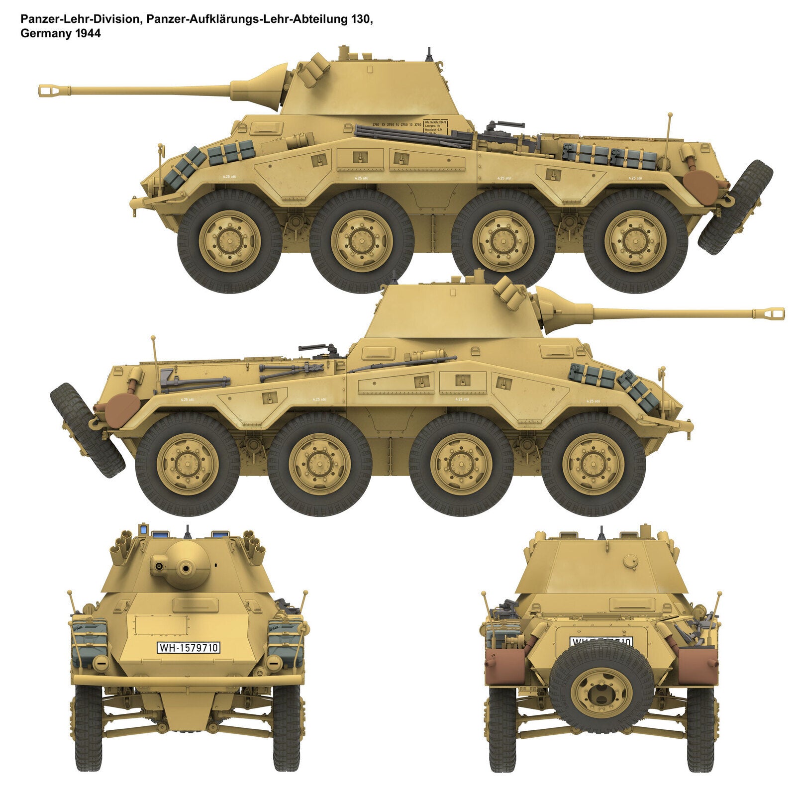 Daswerk 16006 1/16 Sd.Kfz. 234/2 Puma (9120460505325)