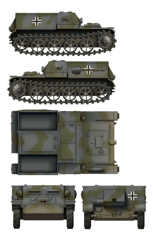 Daswerk 35016 1/35 Gepanzerter Munitionsschlepper VK3.02 (9120460898541)