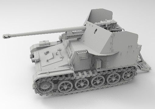Daswerk 35017 1/35 Pz.Sfl. Ia - 5cm Pak 38 auf gp. Mun Schlepper (9120460931309)