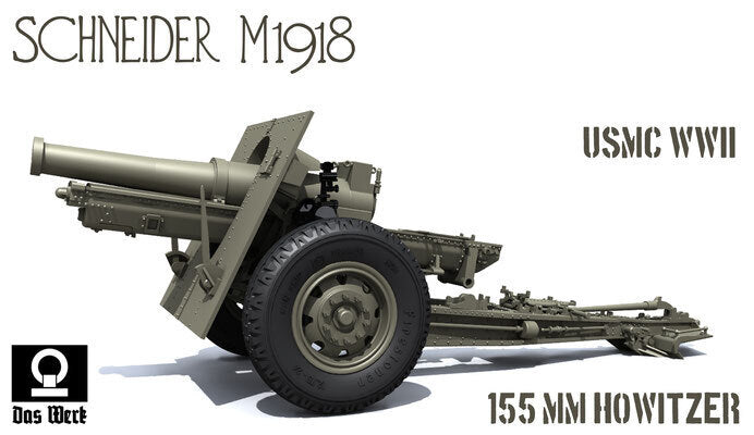 Daswerk 35023 1/35 155mm howitzer M1918 [DW35023] (9120460996845)