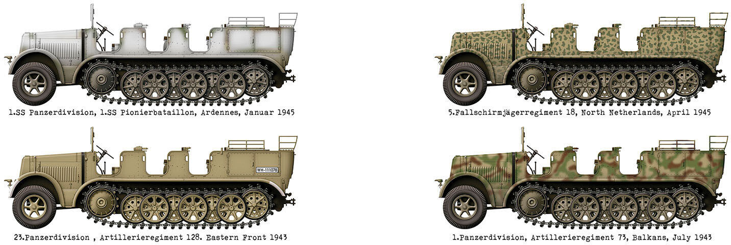 Daswerk 35037 1/35 Mtl. Zgkrwg. 8t Sd.Kfz. 7 w/ Crew (9120461455597)