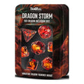 MDG Dragon Storm Inclusion Resin Dice Set: Red Dragon