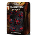 MDG Dragon Storm Silicone Dice Set: Black Dragon Scale