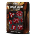 MDG Dragon Storm Silicone Dice Set: Red Dragon Scales