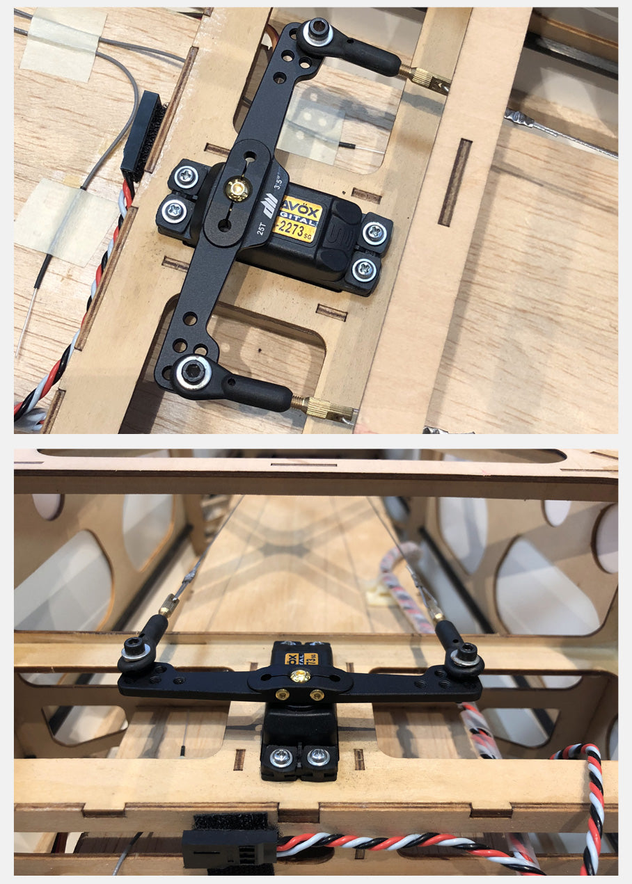 Dual Sky DSA-21776 SA-2.5 25T CNC Aluminium Double Servo Arm