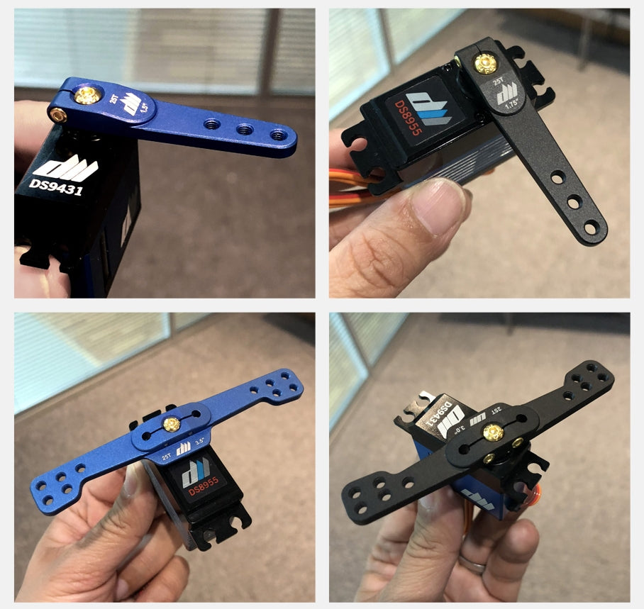 Dual Sky DSA-21776 SA-2.5 25T CNC Aluminium Double Servo Arm