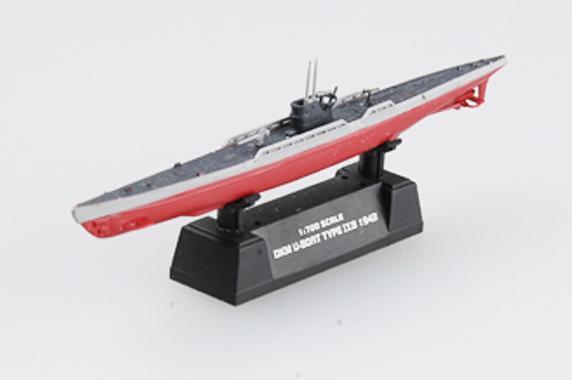 Easy Model 37318 1/700 Submarine - German Navy U-9B 1943 Assembled Model - Hobby City NZ (8966292734189)