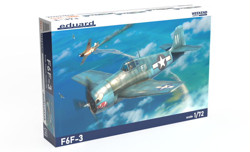 Eduard 7457 1/72 F6F-3 - Hobby City NZ (8966293356781)