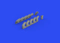 Eduard 648618 1/48 IL-2 exhaust stacks Brassin (8966301384941)