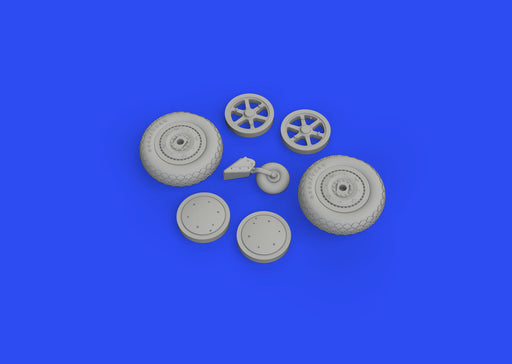 Eduard 648713 1/48 SBD-5 wheels Brassin for Revell - Hobby City NZ (8966302007533)