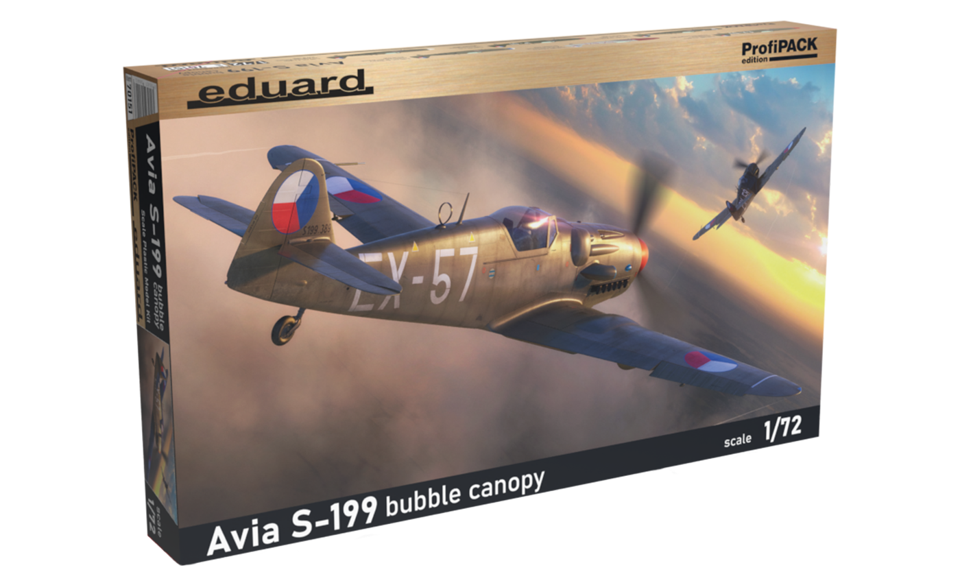 Eduard 70151 1/72 Avia S-199 bubble canopy (8966304497901)