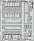 Eduard 72717 1/72 Hurricane Mk. IIc landing flaps Photo etched parts (8966304760045)