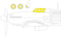 Eduard CX607 1/72 Hurricane Mk. IIc Mask (8966308069613)