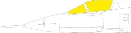 Eduard CX609 1/72 Mirage III CJ Mask (8966308135149)