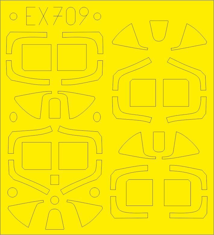 Eduard EX709 1/48 Spitfire Mk.I TFace Mask - Hobby City NZ (8966308724973)