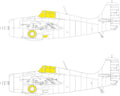 Eduard EX878 1/48 F4F-3 Wildcat TFace Masks (8966309740781)