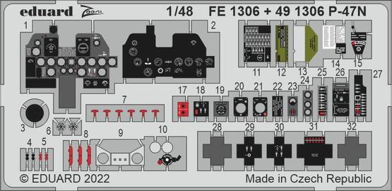 Eduard FE1306 1/48 P-47N Zoom set - Hobby City NZ (8966311444717)