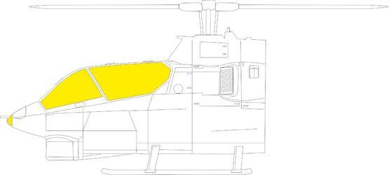 Eduard JX279 1/32 AH-1G Mask (8966311674093)