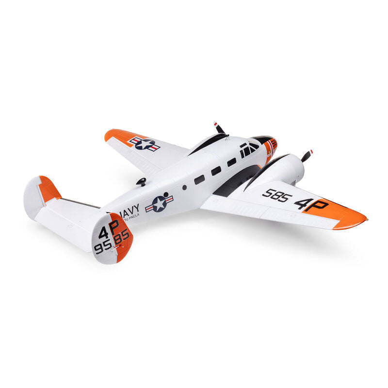 E-Flite 1.5m Beechcraft D18/RC-45J Bind and Drive Basic with AS3X+ and SAFE Select RC Plane (22)