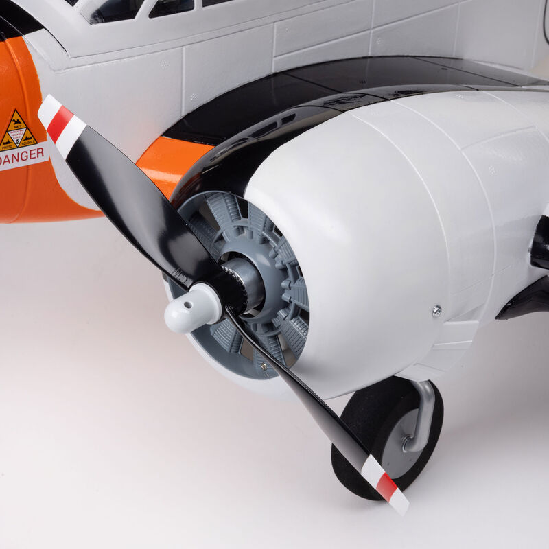 E-Flite 1.5m Beechcraft D18/RC-45J Bind and Drive Basic with AS3X+ and SAFE Select RC Plane (7)