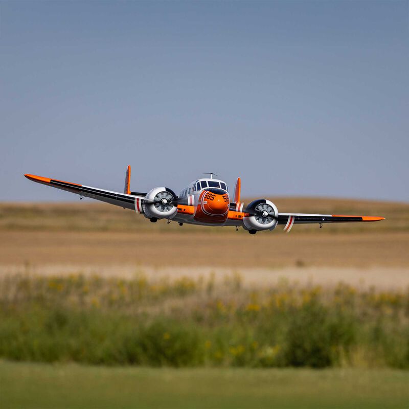 E-Flite 1.5m Beechcraft D18/RC-45J Bind and Drive Basic with AS3X+ and SAFE Select RC Plane (29)