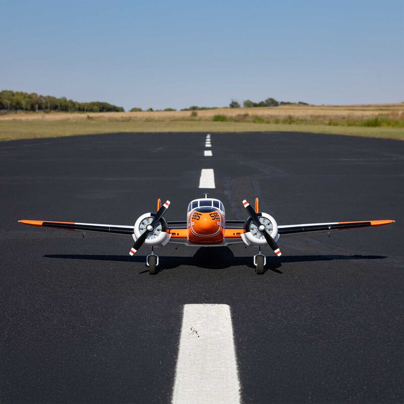 E-Flite 1.5m Beechcraft D18/RC-45J Bind and Drive Basic with AS3X+ and SAFE Select RC Plane (25)