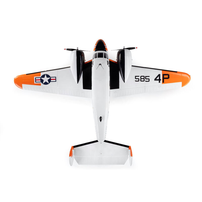 E-Flite 1.5m Beechcraft D18/RC-45J Bind and Drive Basic with AS3X+ and SAFE Select RC Plane (20)